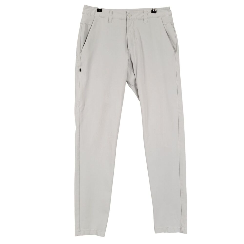 BYLT Gray Everyday Pants 2.0 Premium Basics Slim Fit Stretch Chino SIZE SMALL